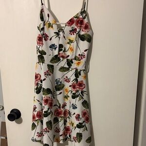 Mine Floral Print Mini Dress